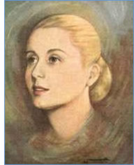 Evita Peron Portrait