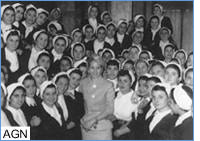 Evita and nurses