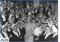 Evita and nurses